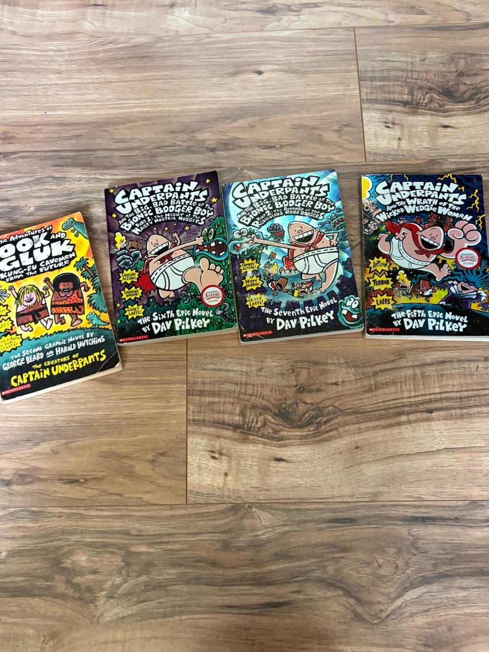 Captain Underpants Book Lot - Kids Graphic Novels